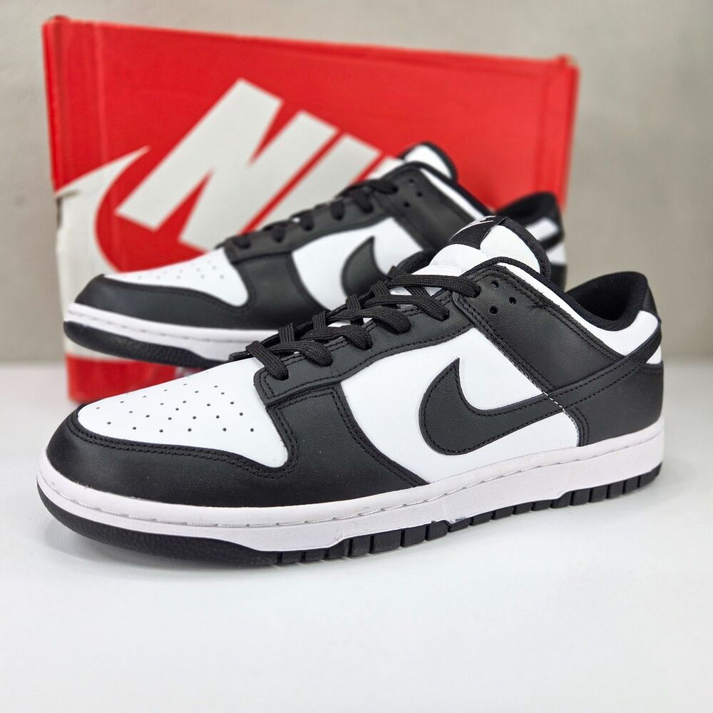 Nike Dunk Low Panda Black White Sneakers DD1503-101 Women's Sz 12